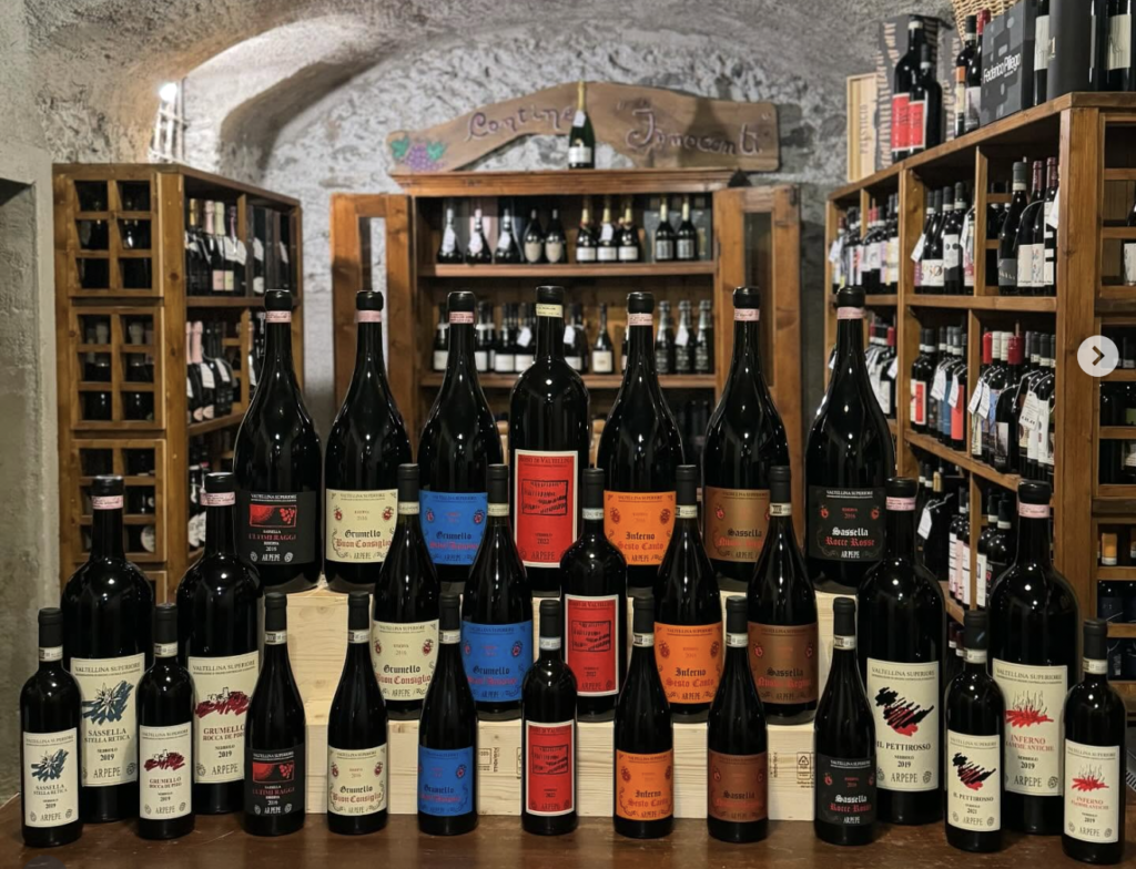 Parete Enoteca Il Camino Sondrio